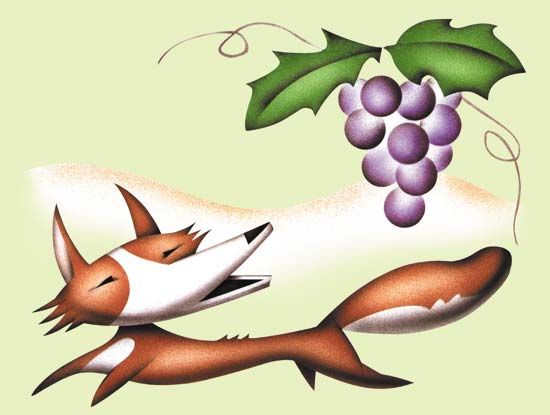 ”伊索:“狐狸和葡萄