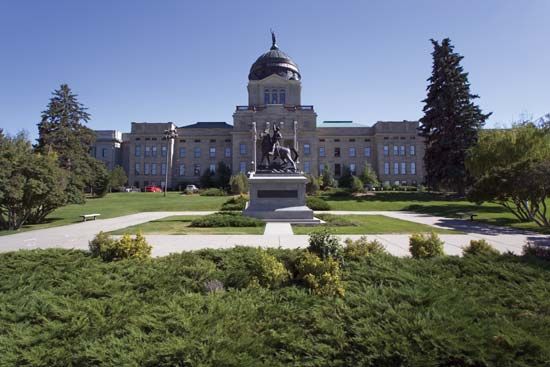 蒙大拿:国会大厦,在海伦娜蒙大拿