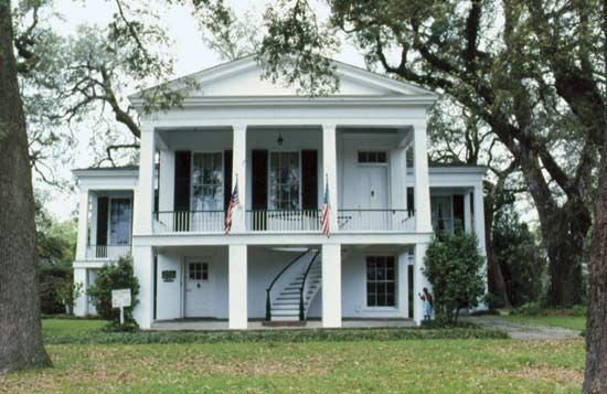 阿拉巴马州:Oakleigh历史性的房子