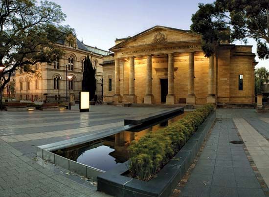 南澳大利亚阿德莱德:艺术画廊
